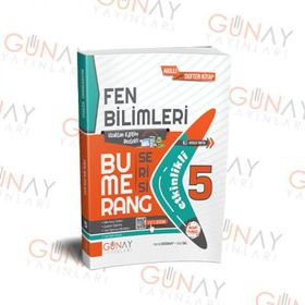 5. Sınıf Fen Bilimleri Etkinlikli Bumerang Serisi Günay Yayınları