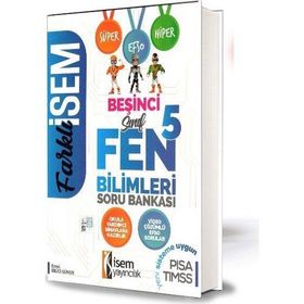 5. Sınıf Fen Bilimleri Farklı İsem Soru Bankası-İsem Yayınları