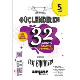 5. Sınıf Fen Bilimleri Güçlendiren 32 Haftalık Kazanım Denemeleri Ankara Yayıncılık
