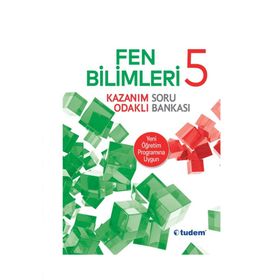 5. Sınıf Fen Bilimleri Kazanım Odaklı Soru Bankası - Tudem Yayınları