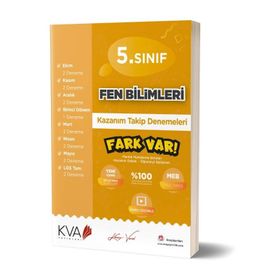 5.Sınıf Fen Bilimleri Kazanım Takip Denemeleri Kitabı Koray Varol Akademi