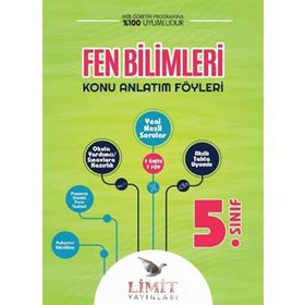 5.Sınıf Fen Bilimleri Konu Anlatım Föyleri - Limit Yayınları