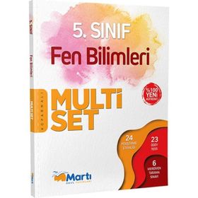 5. Sınıf Fen Bilimleri Koparmalı Multi Set Martı Okul Yayınları
