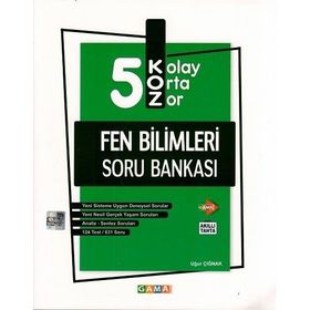 5. Sınıf Fen Bilimleri Koz Soru Bankası-Gama Okul Yayınları