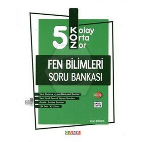 5. Sınıf Fen Bilimleri Koz Soru Bankası-Gama Okul Yayınları