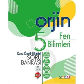 5. Sınıf Fen Bilimleri Orjin Konu Özetli Etkinlikli Soru Bankası-Gama Okul Yayınları