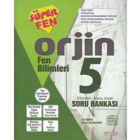 5. Sınıf Fen Bilimleri Orjin Konu Özetli Soru Bankası - Gama Yayınları