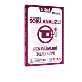 5. Sınıf Fen Bilimleri Soru Analizli 10+1 Deneme-Puan Yayınları