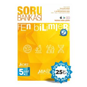 5. Sınıf Fen Bilimleri Soru Bankası - Analiz yayınları