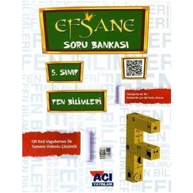 5.Sınıf Fen Bilimleri Soru Bankası Efsane Yayınları