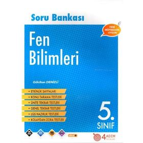 5.Sınıf Fen Bilimleri Soru Bankası/4 Adım Yayınları