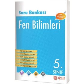 5.Sınıf Fen Bilimleri Soru Bankası/4 Adım Yayınları
