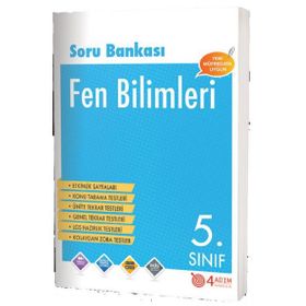 5.Sınıf Fen Bilimleri Soru Bankası/4 Adım Yayınları