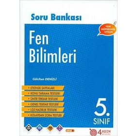 5.Sınıf Fen Bilimleri Soru Bankası/4 Adım Yayınları