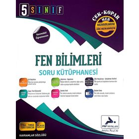 5. Sınıf Fen Bilimleri Soru Kütüphanesi Paraf Yayınevi