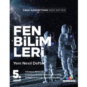 5. Sınıf Fen Bilimleri Yeni Nesil Defter-Workwin Plus Yayınları