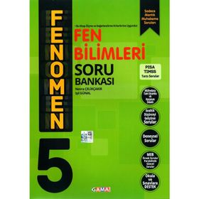 5. Sınıf Fen Fenomen Bilimleri Soru Bankası - Gama Yayınları