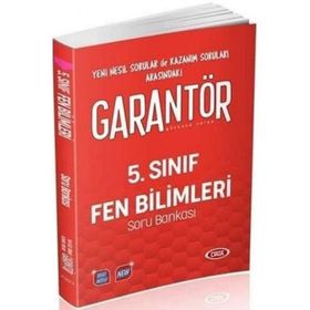 5.Sınıf Garantör Fen Bilimleri Soru Bankası Data Yayınları