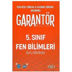 5.Sınıf Garantör Fen Bilimleri Soru Bankası Data Yayınları
