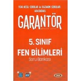 5.Sınıf Garantör Fen Bilimleri Soru Bankası Data Yayınları