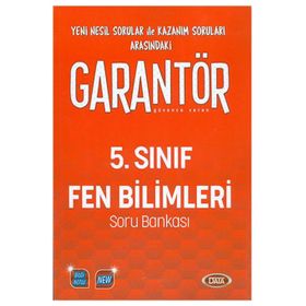 5.Sınıf Garantör Fen Bilimleri Soru Bankası Data Yayınları