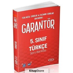 5. Sınıf Garantör Türkçe Soru Bankası Data Yayınları