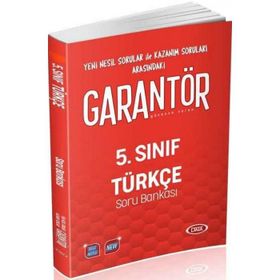 5. Sınıf Garantör Türkçe Soru Bankası Data Yayınları