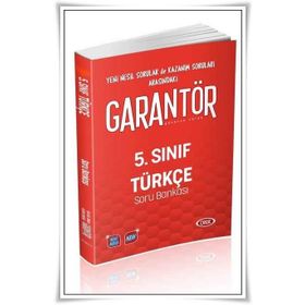 5. Sınıf Garantör Türkçe Soru Bankası Data Yayınları