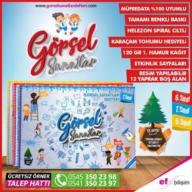 5. Sınıf Görsel Sanatlar Resim Defteri Efx Yayınları