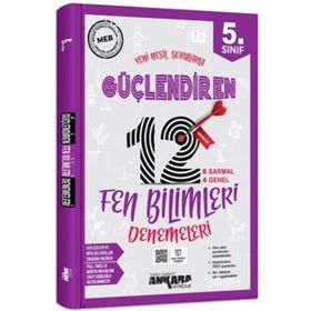 5. Sınıf Güçlendiren Fen Bilimleri 12 Deneme Sınavı Ankara Yayınları