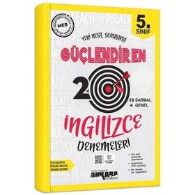 5.sınıf Güçlendiren İngilizce 20 Deneme Ankara Yayıncılık