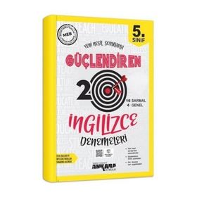 5.sınıf Güçlendiren İngilizce 20 Deneme Ankara Yayıncılık
