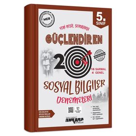 5. Sınıf Güçlendiren Sosyal Bilgiler 20 Deneme Sınavı Ankara Yayınları