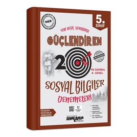 5. Sınıf Güçlendiren Sosyal Bilgiler 20 Deneme Sınavı Ankara Yayınları