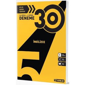 5. Sınıf İngilizce 30 Deneme - Hız Yayınları