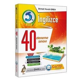 5. Sınıf İngilizce 40 Branş Denemesi Ahmet Murat Eren-Çanta Yayınları