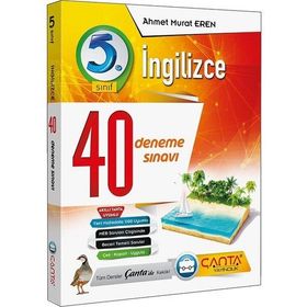 5. Sınıf İngilizce 40 Branş Denemesi Ahmet Murat Eren-Çanta Yayınları