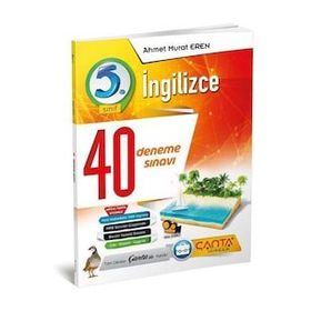 5. Sınıf İngilizce 40 Branş Denemesi Ahmet Murat Eren-Çanta Yayınları