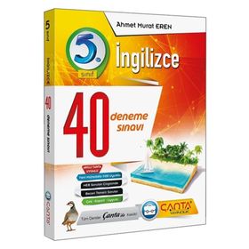 5. Sınıf İngilizce 40 Branş Denemesi Ahmet Murat Eren-Çanta Yayınları
