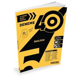 5. Sınıf İngilizce 40'lı Deneme - Hız Yayınları
