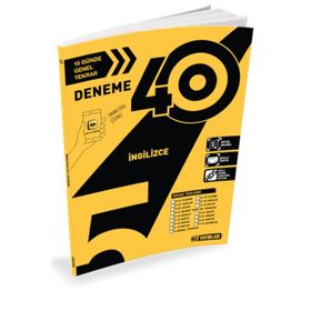 5. Sınıf İngilizce 40'lı Deneme - Hız Yayınları