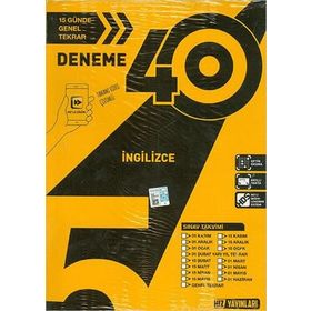 5. Sınıf İngilizce 40'lı Deneme - Hız Yayınları