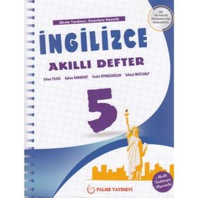 5. Sınıf İngilizce Akıllı Defter Palme Yayınları