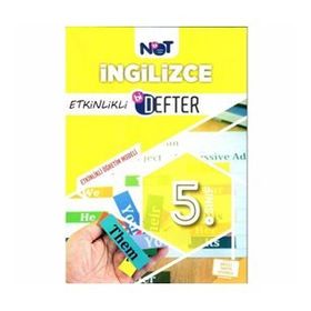 5. Sınıf İngilizce Etkinlikli Bi Defter-Binot Yayınları