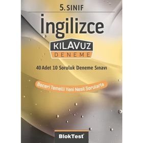 5. Sınıf İngilizce Kılavuz Denemeleri-Bloktest Yayınları
