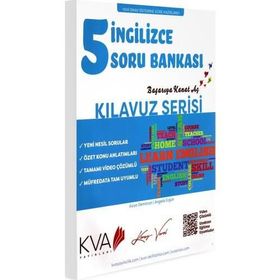 5. Sınıf İngilizce Kılavuz Serisi Soru Bankası-Kva Yayınları