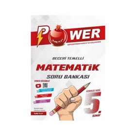 5. Sınıf Kırmızı Power Matematik Soru Bankası Nartest Yayınevi