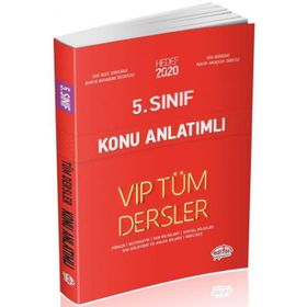 5. Sınıf Kırmızı VIP Tüm Dersler Konu Anlatım Editör Yayınları