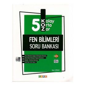 5. Sınıf Koz Fen Bilimleri Soru Bankası-Gama Yayınları