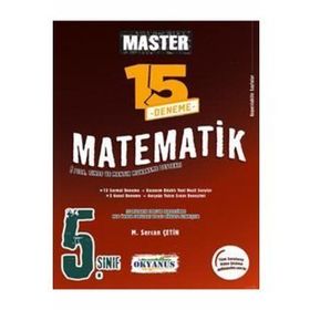 5. Sınıf Master Matematik 15 Deneme-Okyanus Yayınları